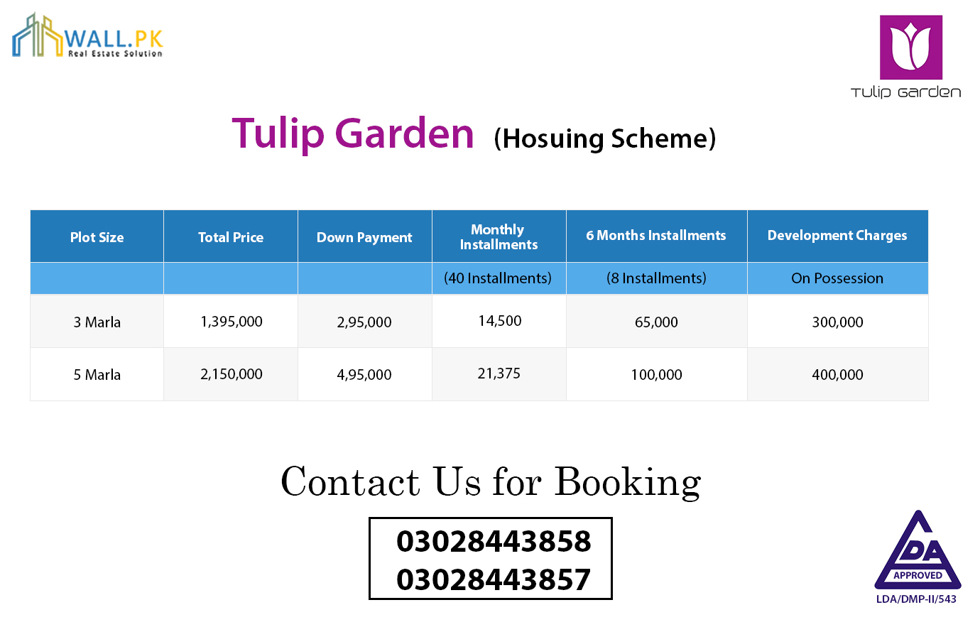 Tulip Garden payment plan